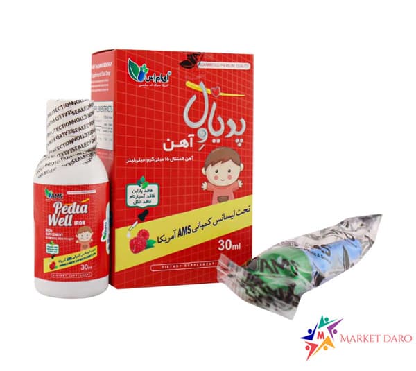 قطره خوراکی پدیاول آهن ای ام اس — تصویر ۳