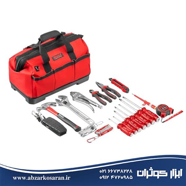 کیف ابزار با متعلقات رونیکس Ronix مدل RH-9101 — تصویر ۳