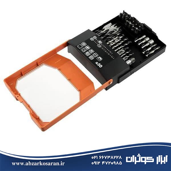 مجموعه 50 عددی سری پیچگوشتی و مته آاگ AEG مدل 430411-B — تصویر ۶