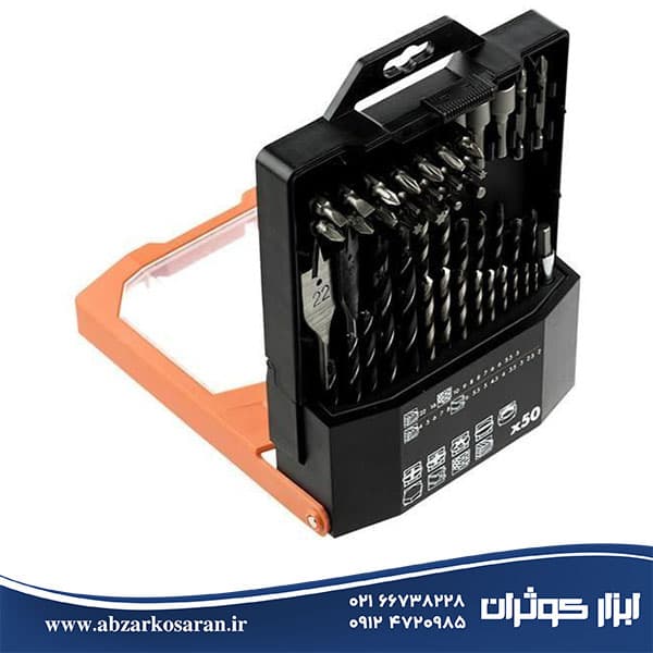 مجموعه 50 عددی سری پیچگوشتی و مته آاگ AEG مدل 430411-B — تصویر ۷