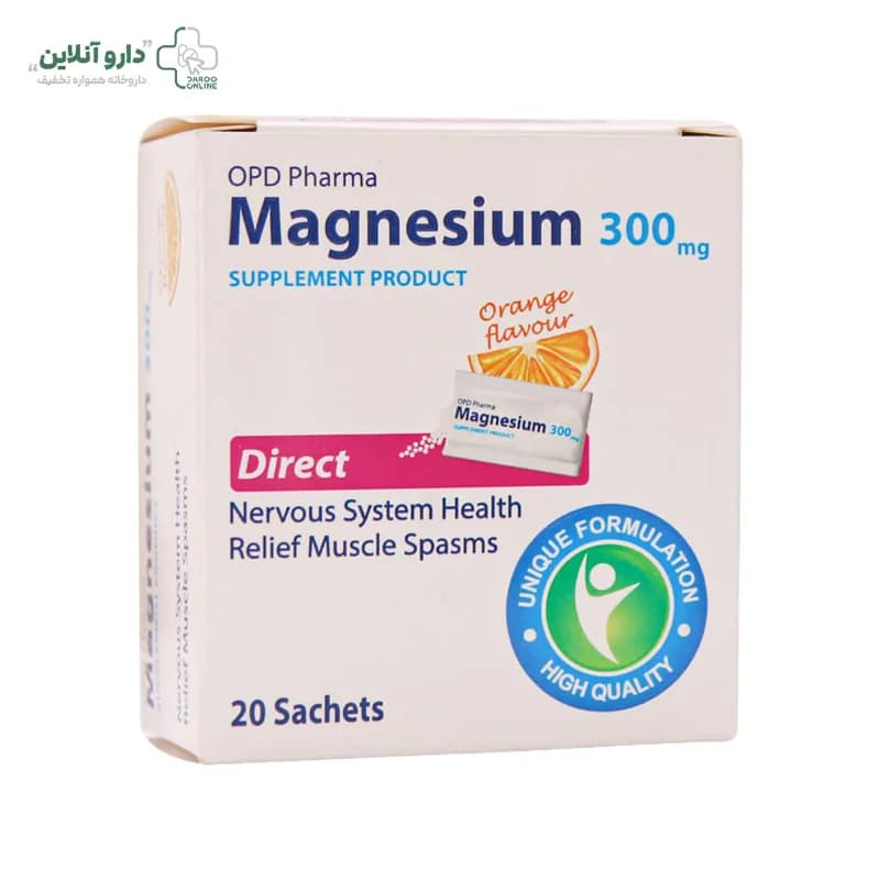ساشه منیزیم 300 میلی گرم او پی دی فارما 30 عدد