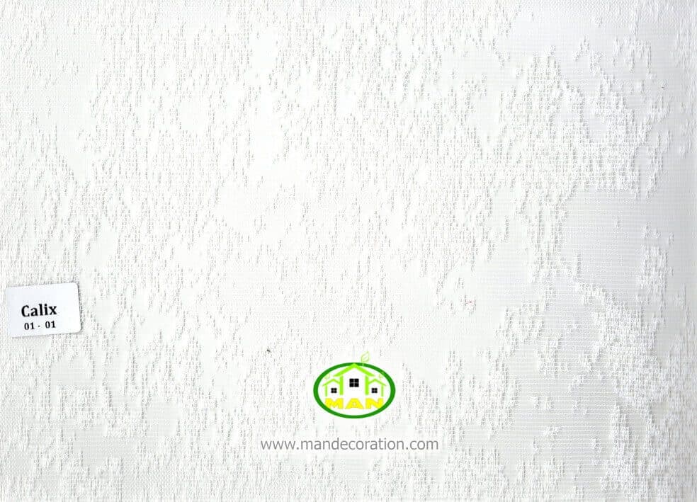 پرده دومکانیزم ترک سفید کد: (CALIX 01-01)