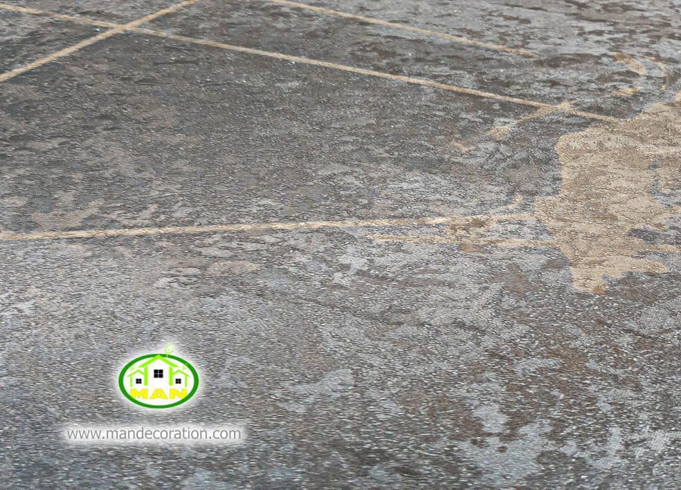 کاغذ دیواری مدرن هندسی زغالی آمیتیست کد: 10220 — تصویر ۳