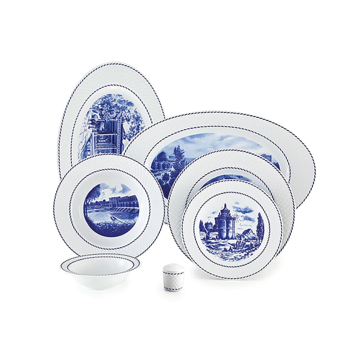 سرویس چینی زرین پیکره رادیانس مدل نقش جهان 6 نفره 28 پارچه — تصویر ۵