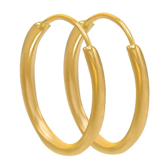 گوشوار حلقه ای طلا E024