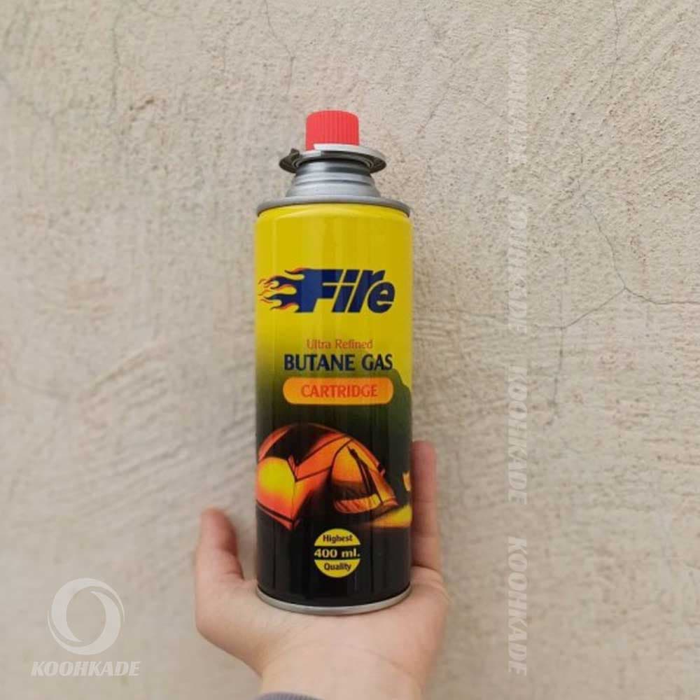کپسول گاز سوپاپ دار BUTANE GAS 400ML — تصویر ۳