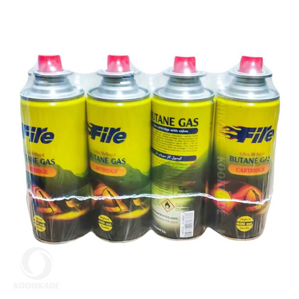 کپسول گاز سوپاپ دار BUTANE GAS 400ML — تصویر ۵
