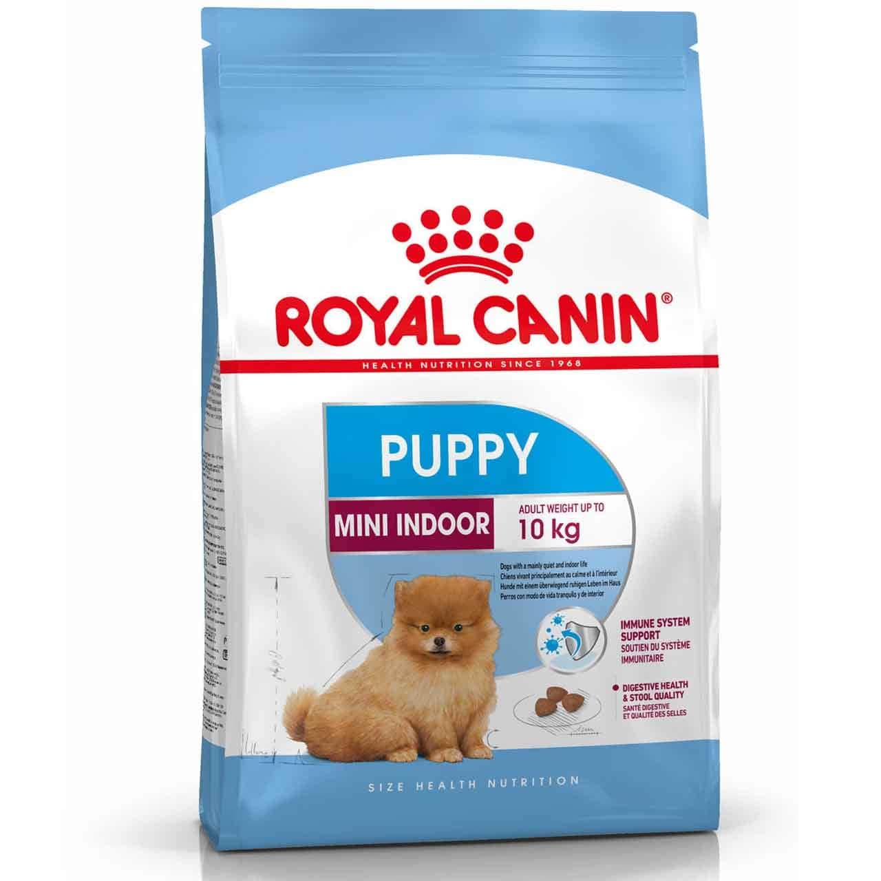 غذای خشک سگ رویال کنین مدل MINI INDOOR PUPPY وزن ۱.۵ کیلوگرم — تصویر ۷
