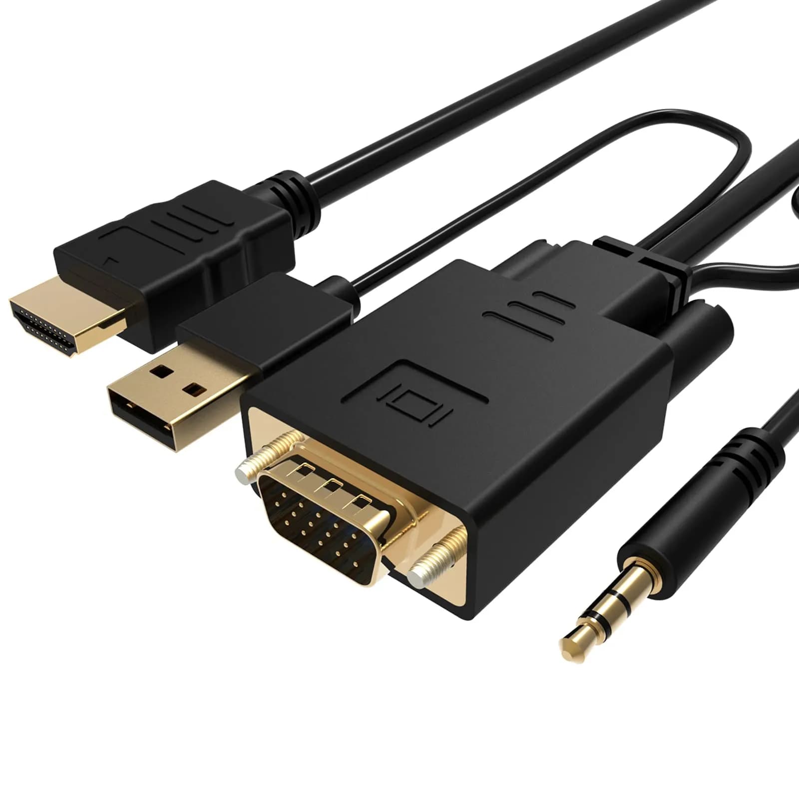 کابل تبدیل VGA به HDMI فوجیسکا مدل FJCD0637
