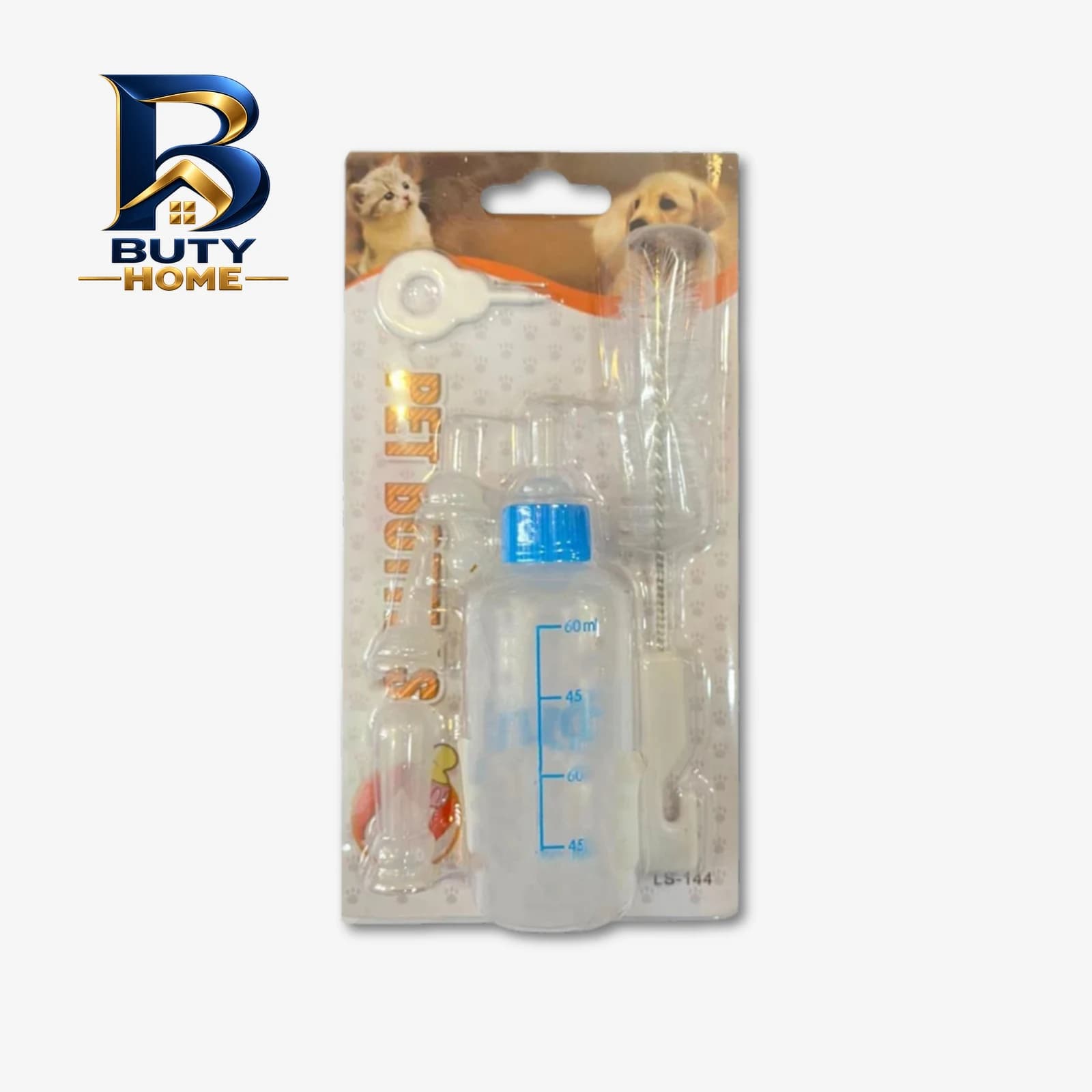 شیشه شیر توله سگ و گربه ۶۰ میلی لیتر مدل LS-۱۴۴-۶۰ اصل