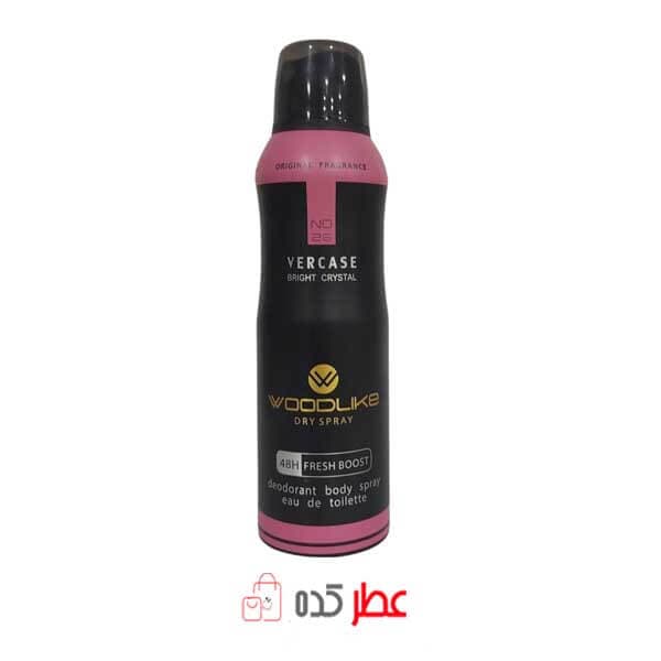 اسپری وود لایک ورساچه برایت کریستال Wood Like Bright Crystal حجم 200 میل