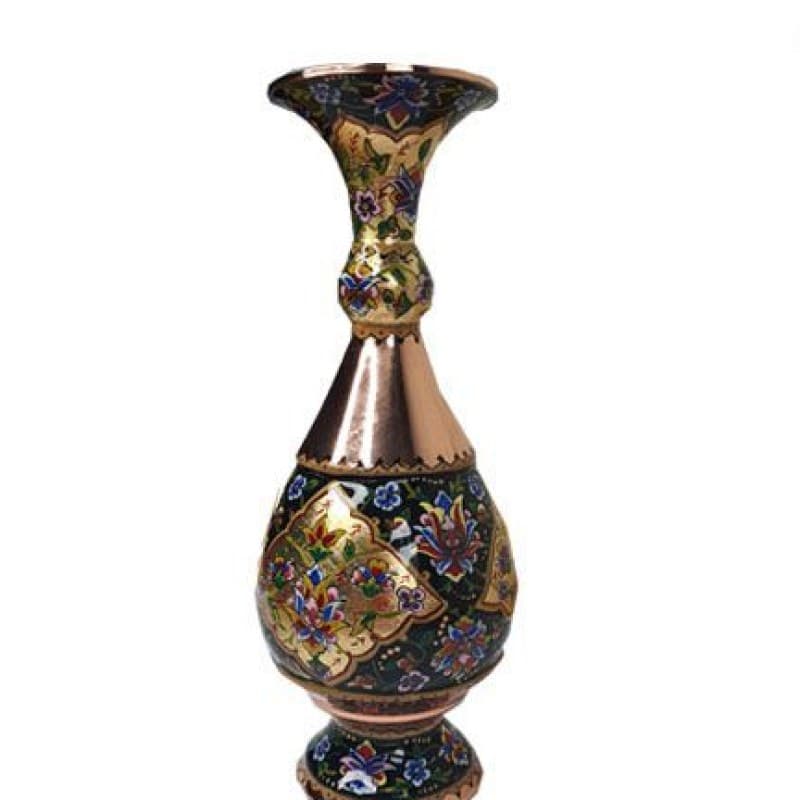 ست شاهنامه رحلی معطر چرم جعبه دار نفیس به همراه 2گلدان مس و پرداز — تصویر ۵
