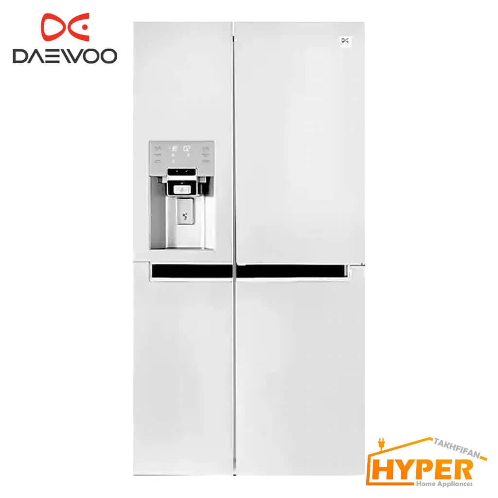 ساید بای ساید دوو DS-3445MW سفید 34 فوت سری پرایم 3 درب