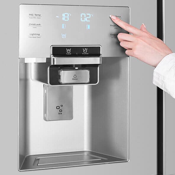 ساید بای ساید دوو DS-3445MW سفید 34 فوت سری پرایم 3 درب — تصویر ۵