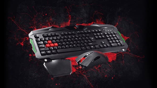کیبورد و موس سیمی گیمینگ ای فورتک بلادی مدل A4TECH BLOODY B2100 (اصل) — تصویر ۲