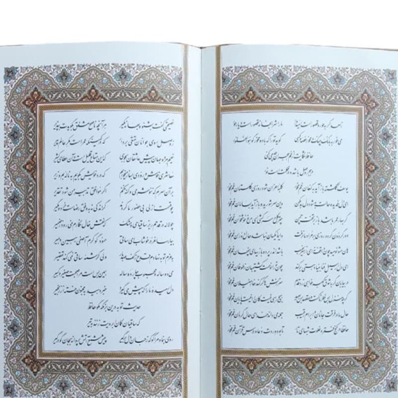 حافظ وزیری گلاسه 2زبانه چرم قابدار کشویی پلاک دار — تصویر ۲
