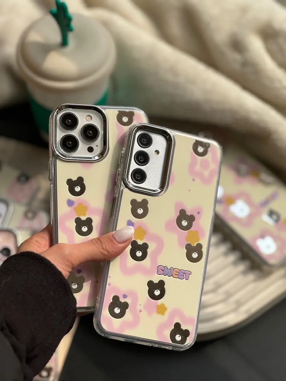 قاب Sweet Bear آیفون ، سامسونگ ، شیائومی (کدC1628) — تصویر ۳