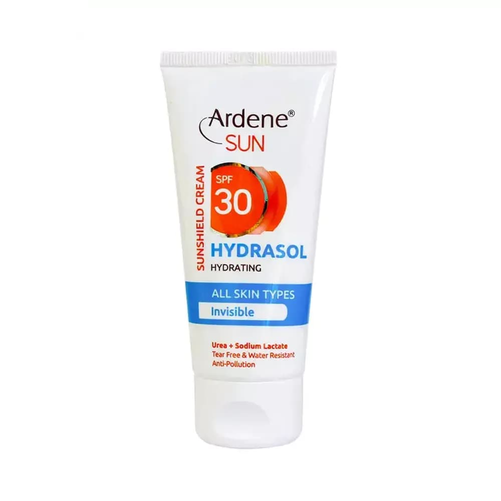 کرم ضد آفتاب بی رنگ آردن SPF30 مدل HYDRASOL ‌مناسب انواع پوست حجم 50 میلی‌لیتر