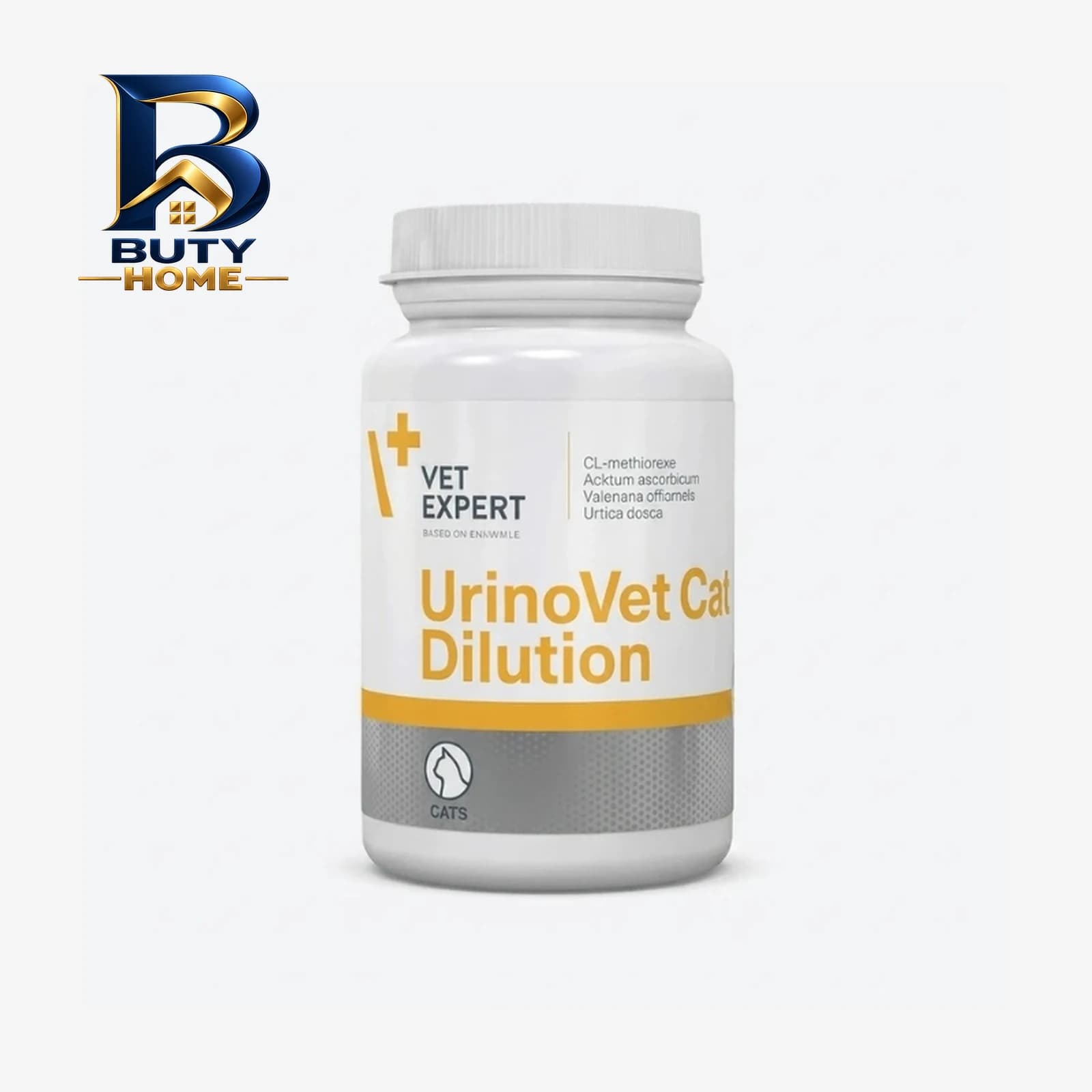 قرص مکمل گربه وت اکسپرت مدل VetExpert UrinoVet Dilution تقویت مجاری ادراری بسته ۴۵ عددی