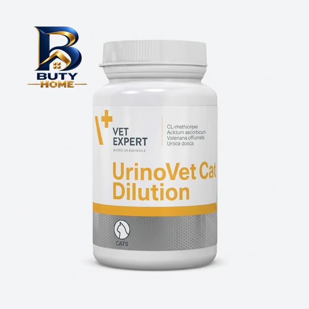 قرص مکمل گربه وت اکسپرت مدل VetExpert UrinoVet Dilution تقویت مجاری ادراری بسته ۴۵ عددی — تصویر ۲