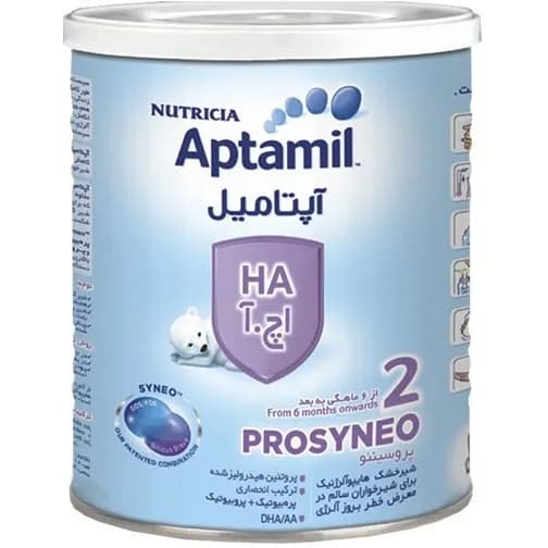 شیرخشک آپتامیل اچ.آ 2 (HA 2) نوتریشیا 400 گرم