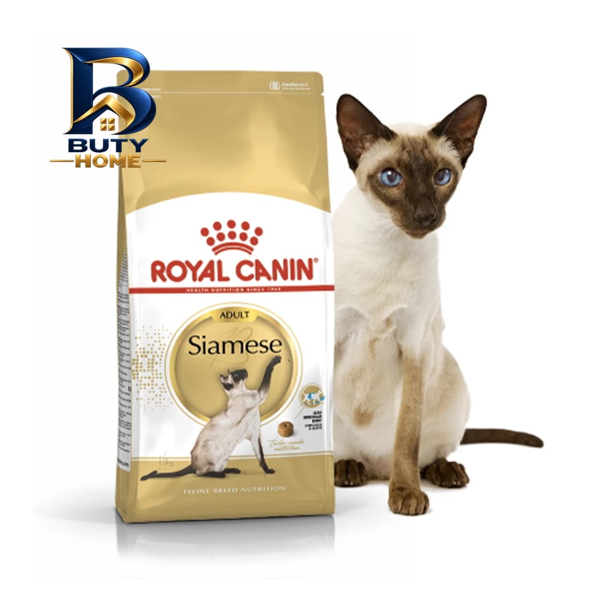 غذای خشک گربه رویال کنین مدل Siamese با وزن 2 کیلوگرم