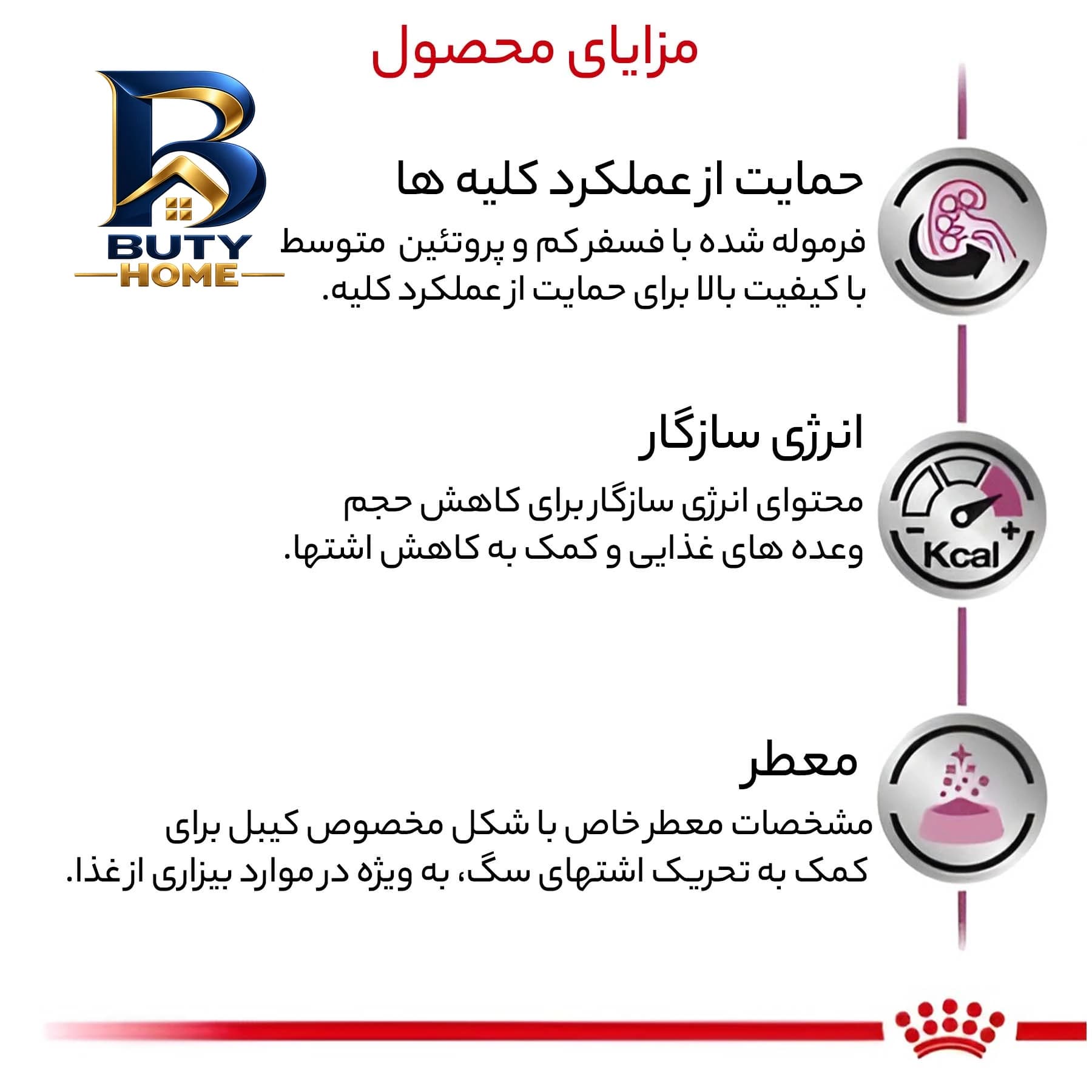 غذای خشک سگ رویال کنین مدل رنال با وزن 2 کیلوگرم — تصویر ۸