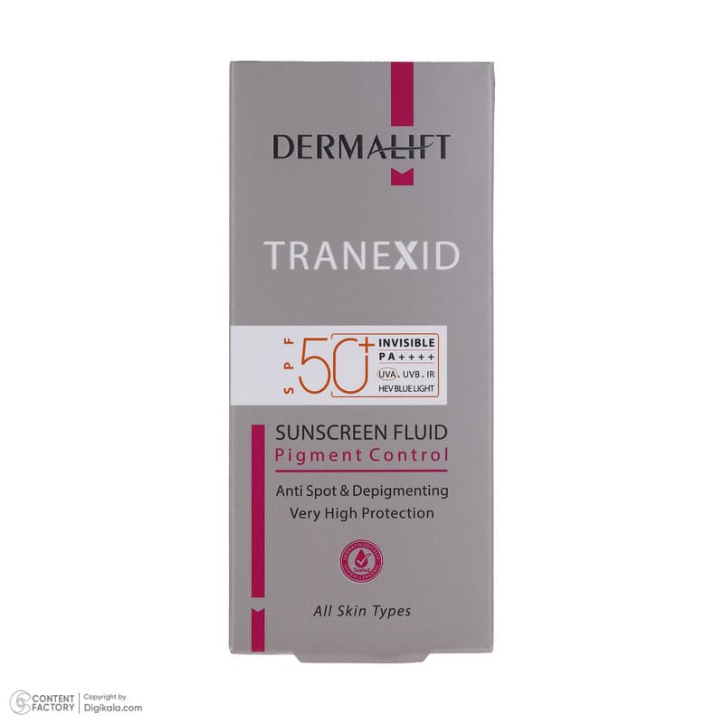 فلوئید ضد آفتاب درمالیفت مدل Tranexid حجم 40 میلی لیتر — تصویر ۷