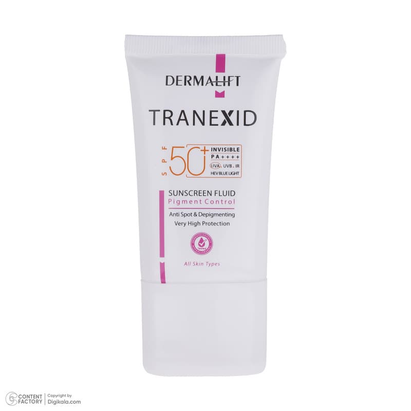 فلوئید ضد آفتاب درمالیفت مدل Tranexid حجم 40 میلی لیتر — تصویر ۳