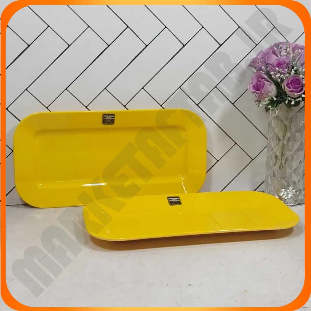 D3819 دیس کباب و سوشی زرد ملامین پردیس ماهان