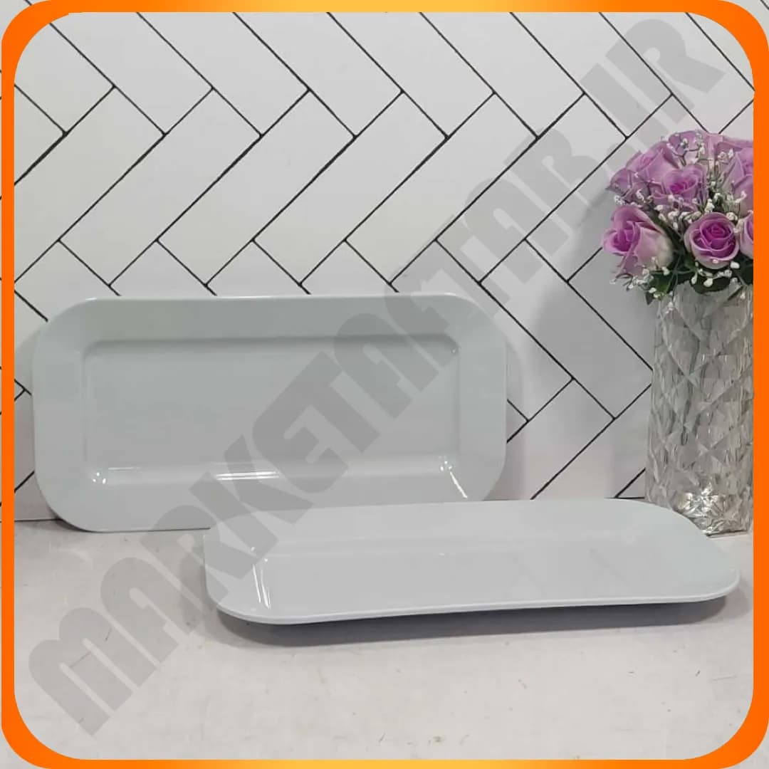 D3819 دیس کباب و سوشی سفید ملامین پردیس ماهان