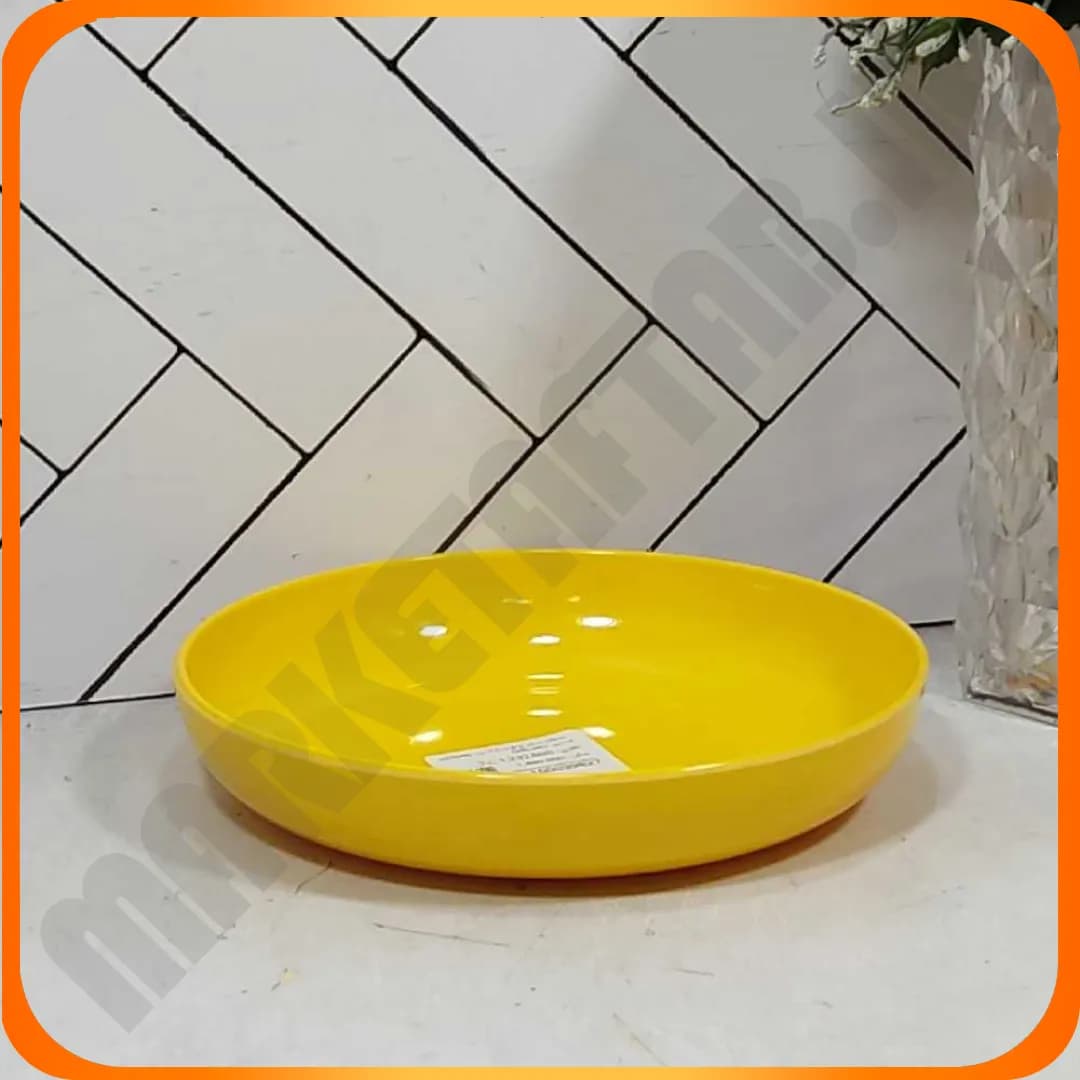 p21040 بشقاب سایز 2 لومینارک زرد پردیس ماهان