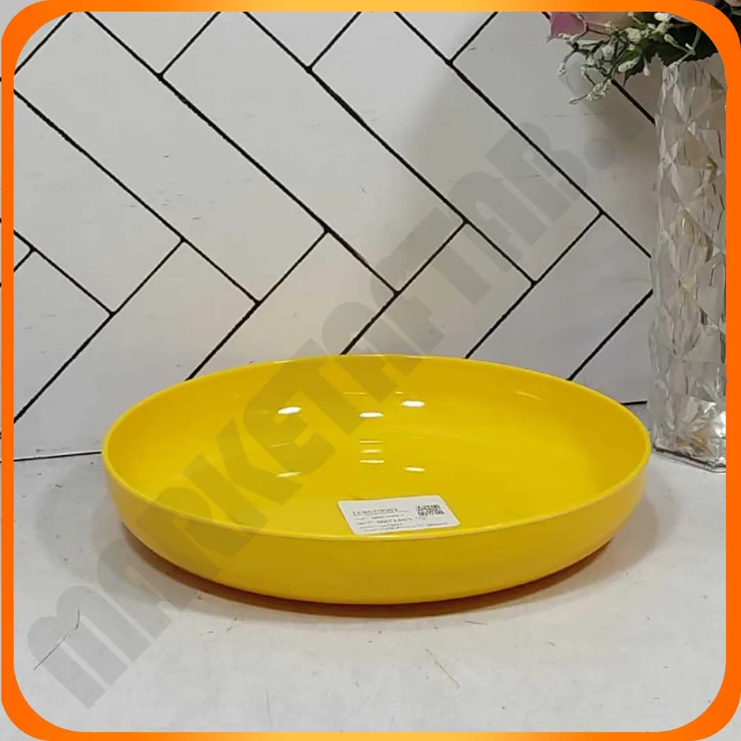 p25040 بشقاب سایز3 لومینارک زرد پردیس ماهان