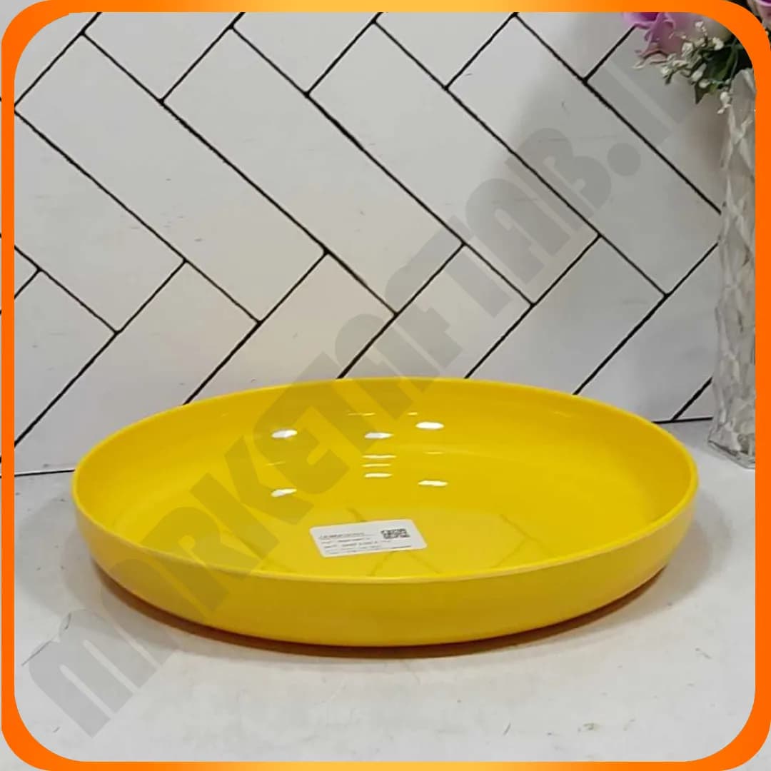 بشقاب سایز4 (بزرگ) لومینارک زرد پردیس ماهان