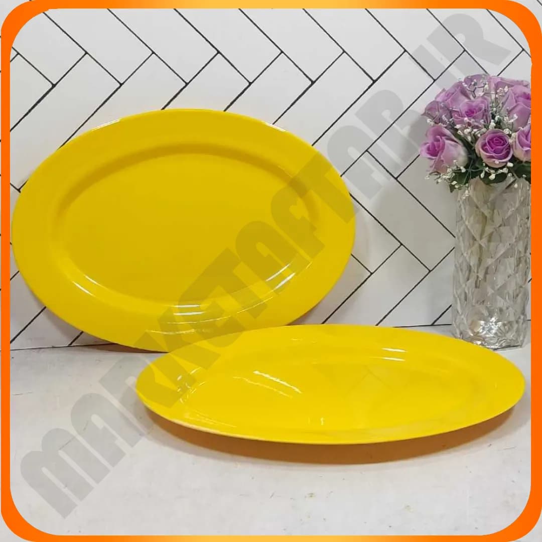 T421 دیس بزرگ زرد ملامین پردیس ماهان