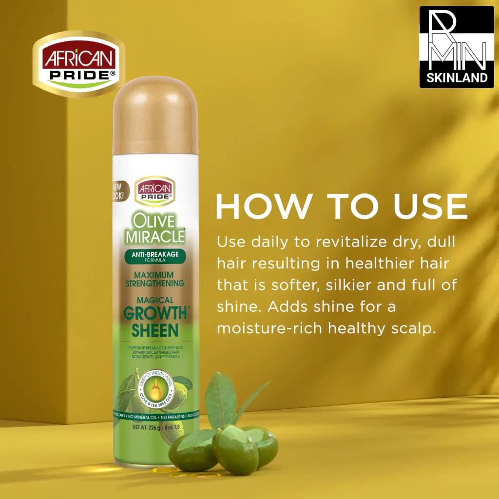 اسپری حالت دهنده مو آفریکن پراید مدل Anti Breakage حجم 226ml — تصویر ۳