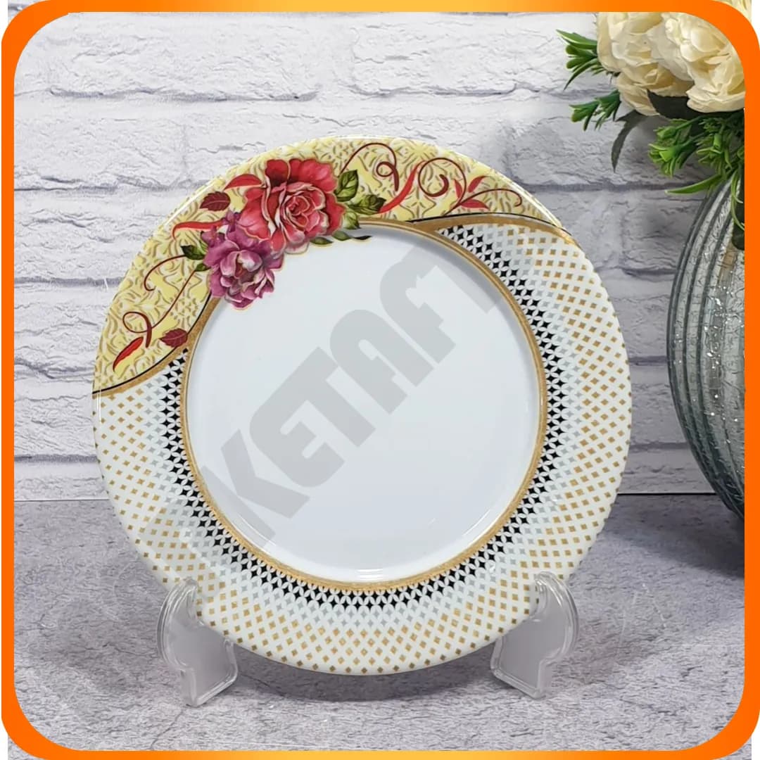 بشقاب میوه خوری گرد ترنج ملامین اپال جام