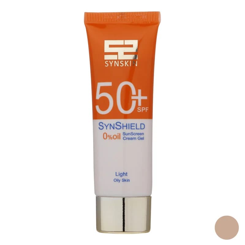 کرم ضد آفتاب رنگی ساین اسکین، SPF 50، مدل Syn Shield، ‌مناسب پوست‌های آکنه‌دار و چرب با حجم 50 میلی‌لیتر، ضد آب، مرطوب‌کننده، محافظت‌کننده در برابر اشعه‌های UVA و UVB، ضد لک و پیری، ویتامین‌های C و E، — تصویر ۱۱