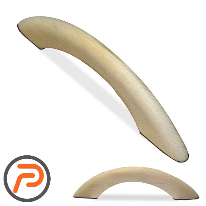 دستگیره چوبی هلالی 20cm