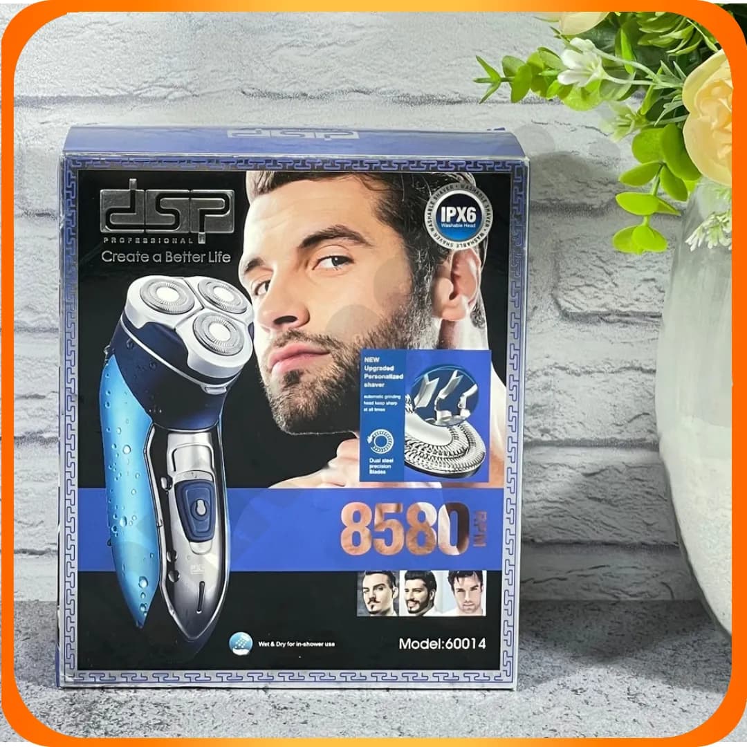 60014 ریش تراش 3 تیغه ضد پاشش آب dsp