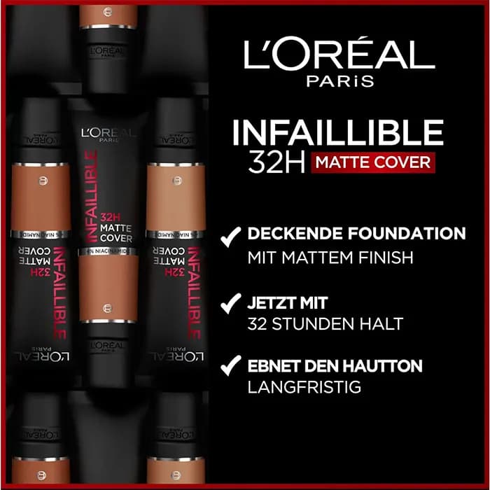 کرم پودر تیوپی مت کاور لورال ۳۲ ساعته شماره ۱۱۰ L’Oréal — تصویر ۵