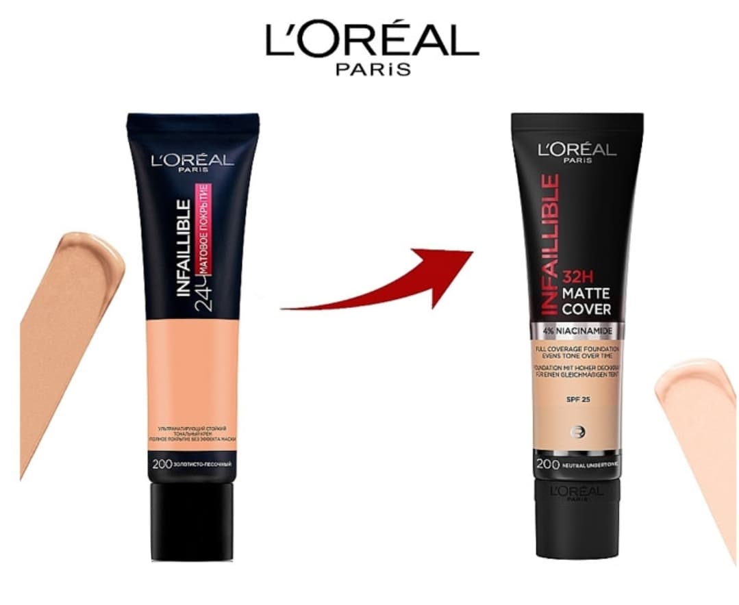 کرم پودر تیوپی مت کاور لورال ۳۲ ساعته شماره ۱۱۰ L’Oréal — تصویر ۳