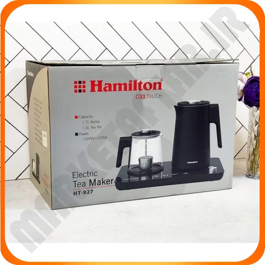 HT-927 چای ساز صفحه ای تمام لمسی همیلتون