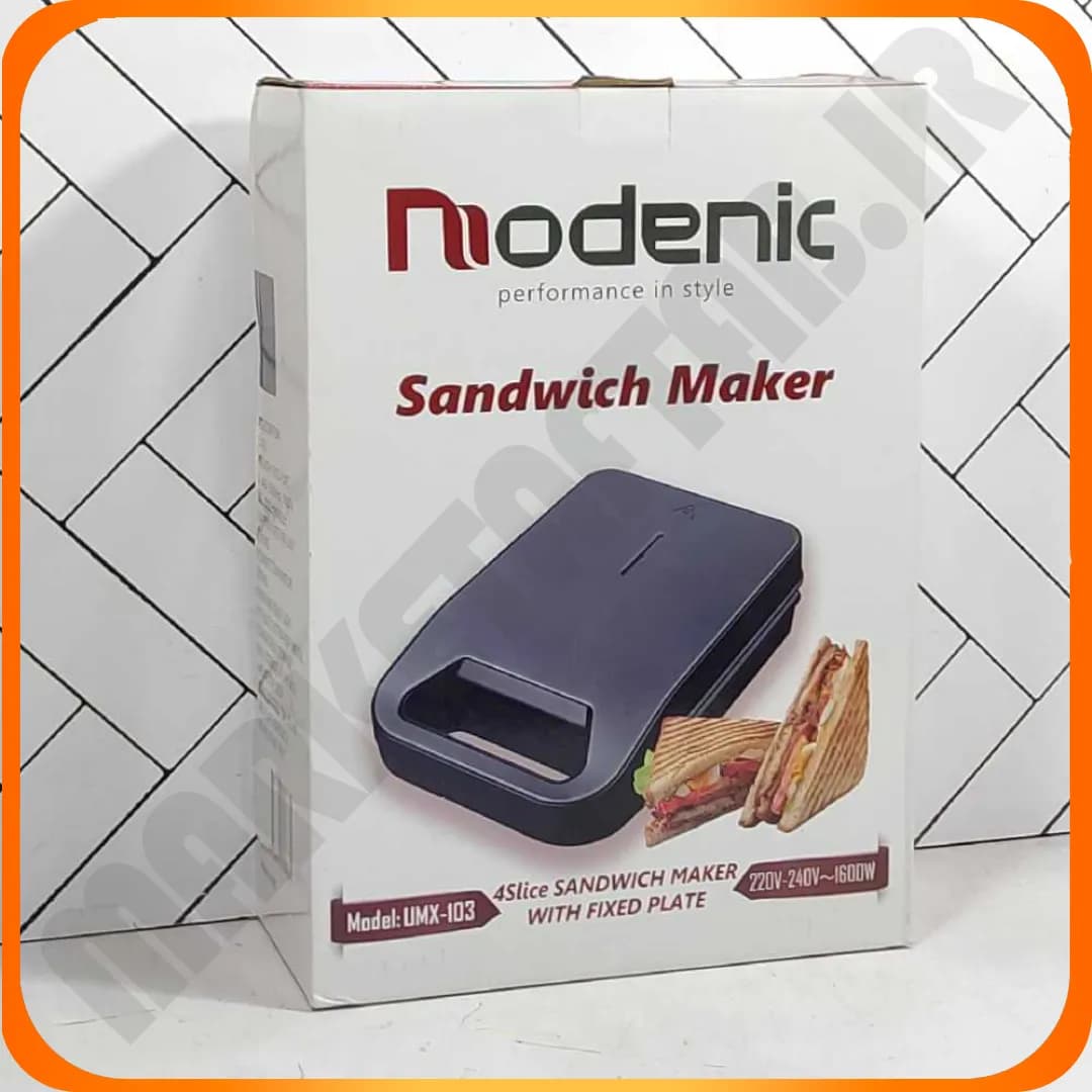 اسنک ساز 4 اسلایس 1600 وات UMX-103 مارک MODENIC