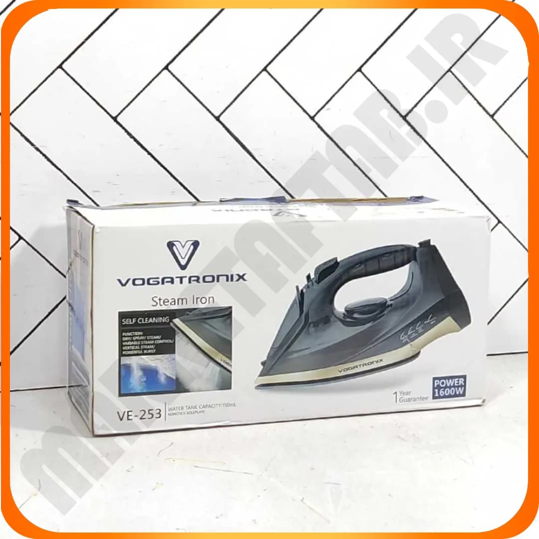 اتو بخار 1600 وات VE-253 مشکی ووگاتی