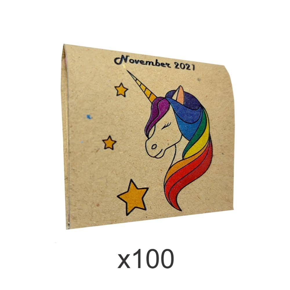 کبریت کتابی یونیکورن 100 عددی