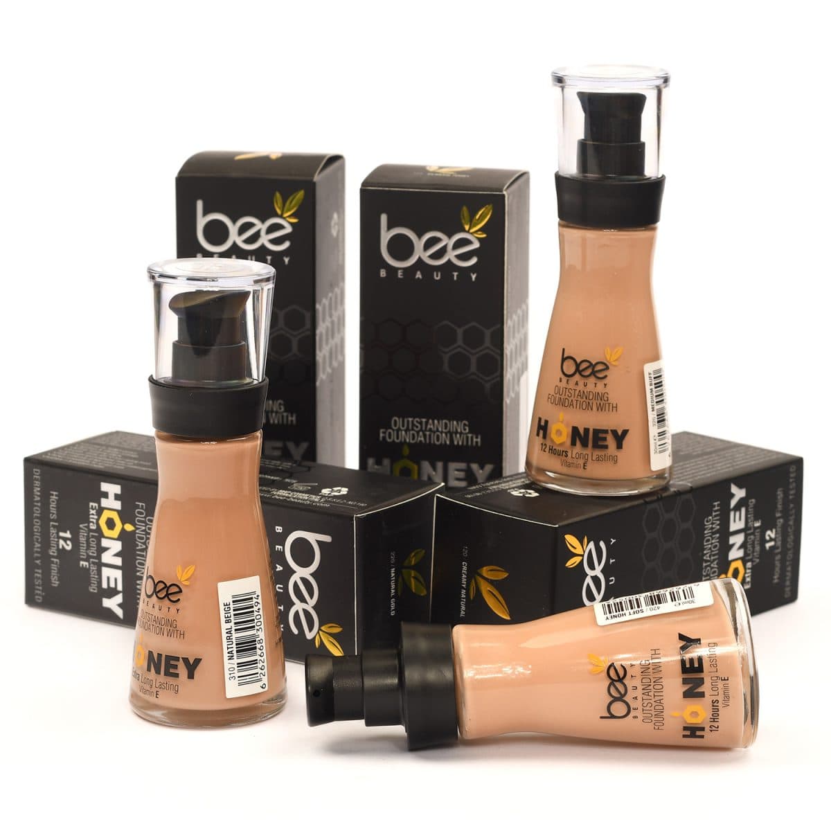 کرم پودر بی بیوتی شماره Bee Beauty 320 — تصویر ۴