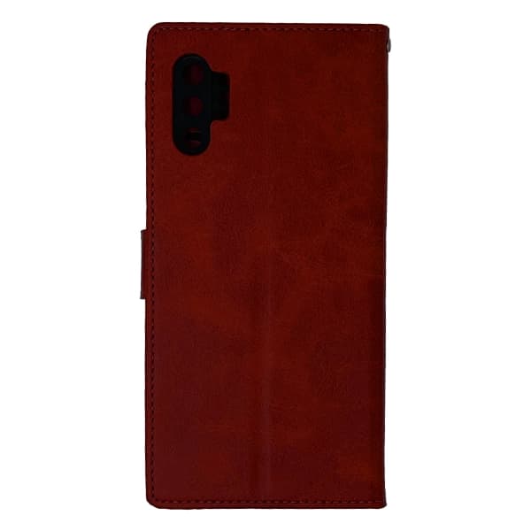 کیف چرمی کلاسوری سامسونگ Note 10 Plus بند دار — تصویر ۷
