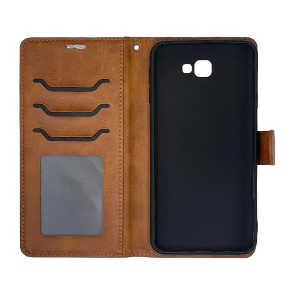 کیف چرمی کلاسوری سامسونگ J7 Prime بند دار — تصویر ۴