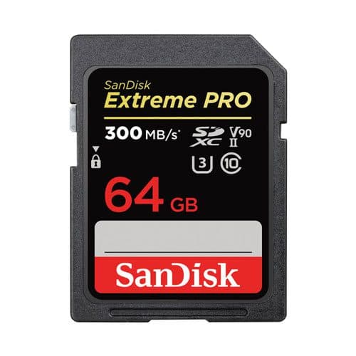 کارت حافظه سندیسک SanDisk 64GB Extreme PRO 300 MB/s UHS-II SDXC